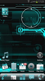 Download Free Download CYANOGEN GO Launcher EX Theme apk